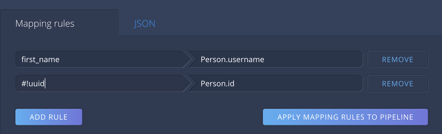 PIPELINE mapping